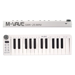 Controlador de teclado MIDI USB de 25 teclas Equipo de producción de música profesional Teclado MIDI