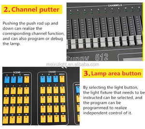 Professional Console <strong>512</strong> Sunshine Dj Mixer <strong>Controller</strong> <strong>Dmx</strong> <strong>512</strong> Led Stage Light with Remote Control Dj Light - Product Image 3