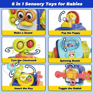 Beyin geliştirmek eğitici oyuncak penguen meşgul topu bebek el topu bulmaca duyusal hexahetoy oyuncak okul öncesi oyuncak için - Product Image 2