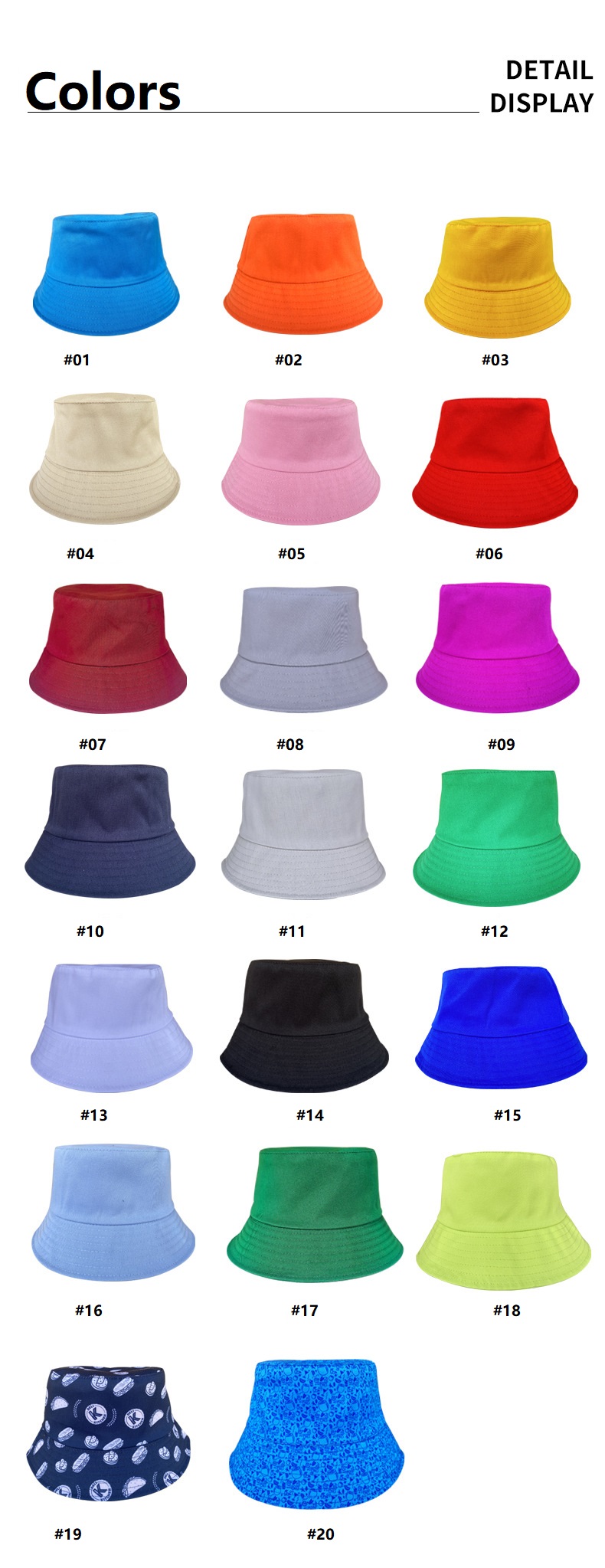 20 colors