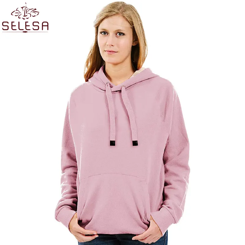 Wanita Baju Sejuk Yang Besar, venta al por mayor, sudadera de rizo personalizada para mujer, sudaderas ligeras para gimnasio, sudadera de manga larga oversize para mujer