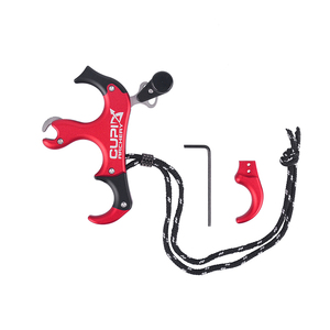 Portable Archer Accessories Adjustable Handheld 3 Finger Grip Arrow Release Thumb Bow Release for Hunting <strong>Archery</strong> - Product Image 5