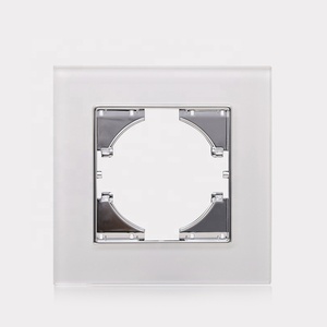 Toptan ab standart tüv <span class=keywords><strong>CB</strong></span> CE sertifikalı sıcak satış temperli cam malzeme <span class=keywords><strong>2</strong></span> Gang 1 yollu güç ışığı elektrik duvar anahtarı
