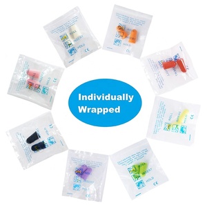 Отдельно обернутые нетоксичные мягкие беруши из пены, промышленная безопасность, беруши в пластиковом пакете - Product Image 6