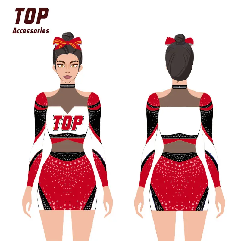 Benutzer definierte Cheer Team Training Sets Sublimation Cheer Practice Wear Trainings anzug Kid Adult Cheerleading Uniformen