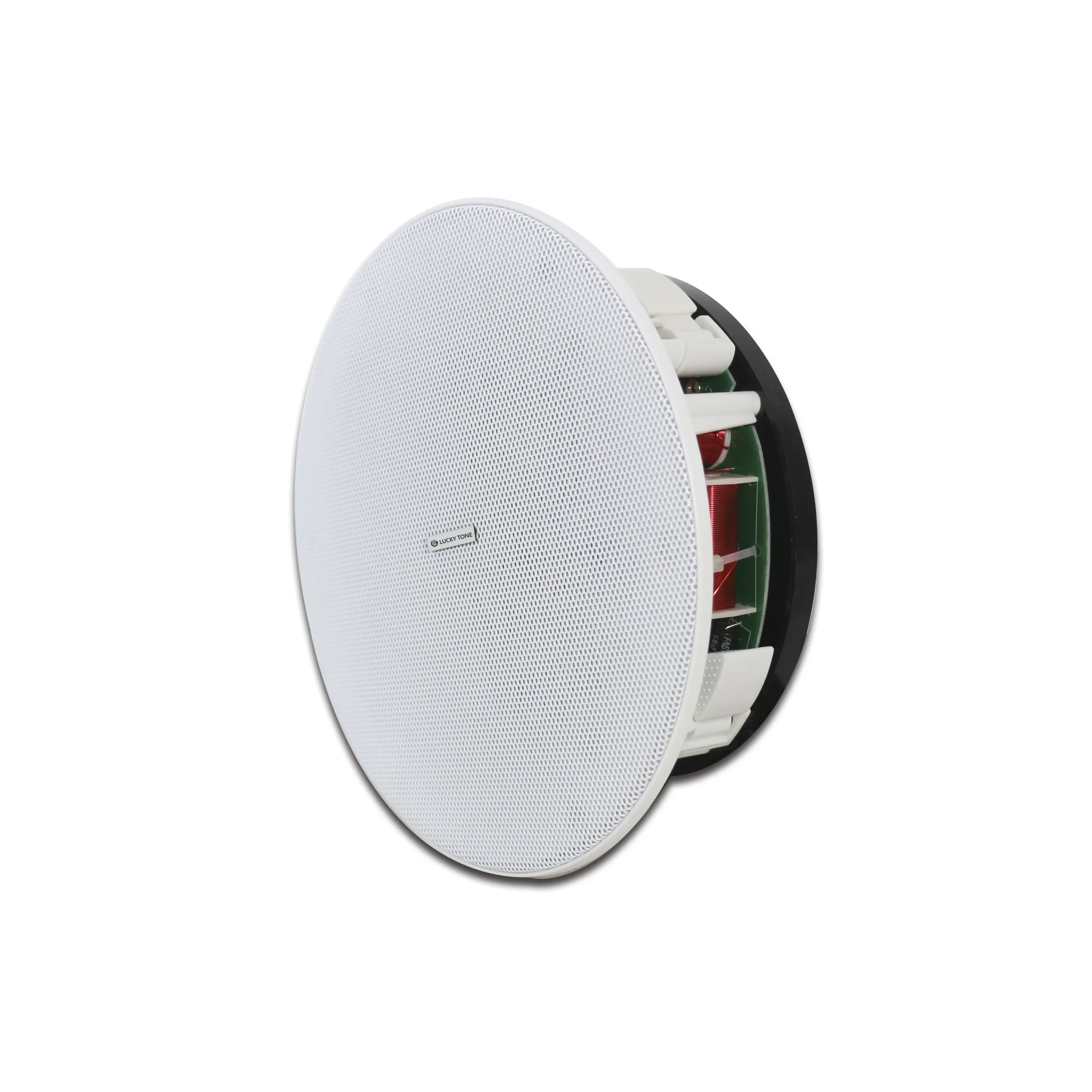 8 inch 80W rimless design ceiling speaker with kev-lar driver for PA system