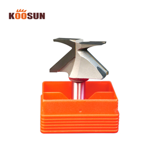 KOOSUN PCD ark bükme ahşap pano yerleştirme freze kesicisi R18 R24 R30 ağaç İşleme entegre arc-şekillendirme kesici profil Bit - Product Image 2