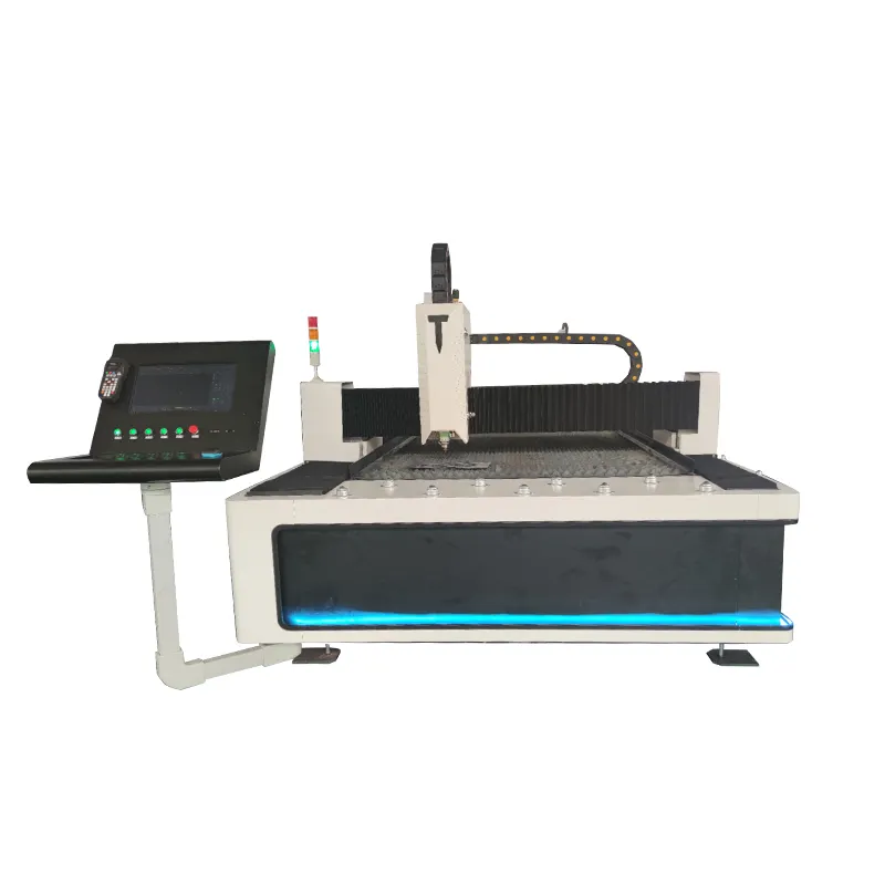 Cortador de tesoura automática cnc, máquina de corte de fibra a laser para tesoura de placa de aço inoxidável formada com sistema plc
