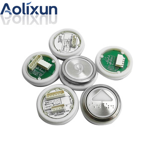 Thích hợp cho Kone thang máy nút kds50 Vòng nút hội trường nút gọi ánh sáng trắng/ánh sáng đỏ với Braille dán không gỉ - Product Image 1