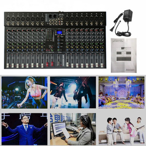 GAX-ET16 Professional 16Channels <strong>Mixer</strong> With Effect Reverb Can Be Used for Singing Audio Video &amp; Lighting Live Broadcast <strong>Mixer</strong> - Product Image 5