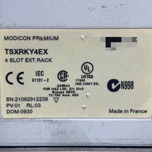Nuevo y Original TSXRKY4EX Estante extensible Modicon Premium Productos de automatización de 4 ranuras Lógica programable PLC C - Product Image 1