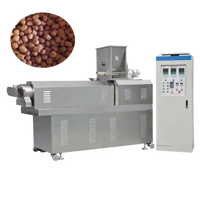 China manufacturer top quality fish feed making machine/ fish feed processing line/ pet food extrusion machines