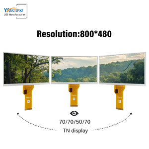 Módulos LCD Pantalla LCD de 7 pulgadas Panel de pantalla LCD 250 Nits Brillo Interfaz RGB Tablero a juego de 50 pines y táctil - Product Image 2
