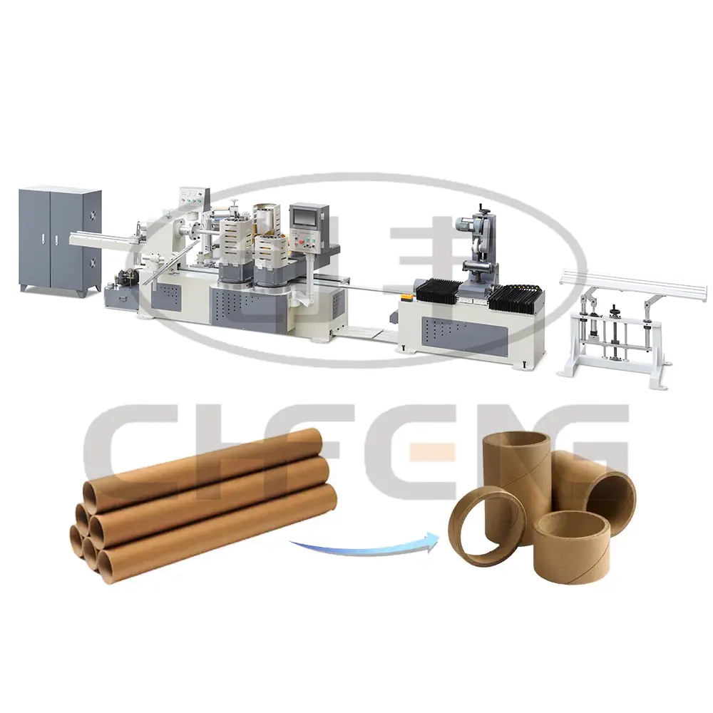 튜브 코어 생산 라인 기계 골판지 튜브 코어 감기 성형 기계 만들기 가격 종이 중국 휴대용 레스토랑