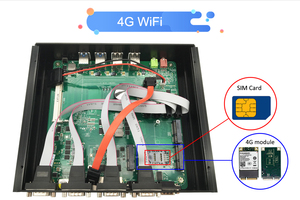 Industrial Mini PC Win10 <strong>with</strong> Dual Core I5 4200U 5200U 2*Lans 6*COM USB Micro <strong>Computer</strong> <strong>Linux</strong> - Product Image 5