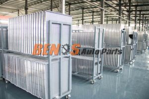 Bộ tản nhiệt nhôm nguyên khối 3 hàng nâng cấp cho VW Scirocco kiểu Pro Stock, hàng Mỹ - Product Image 6