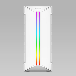 Desktop <strong>computer</strong> <strong>case</strong> ATX side transparent glass RGB panel white office and business MATX game console <strong>case</strong> - Product Image 3