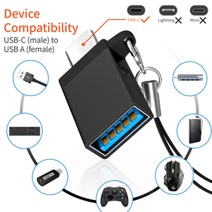 Yüksek süper hızlı aktarım veri tipi C halat USB tip C 3.0 ile USB 3.1 adaptör fiş Port dönüştürücü - Product Image 4