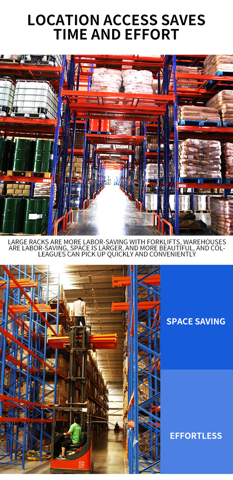 4000kgs Capacity Heavy Duty Storage Racks Industrial Pallet Shelf System 11