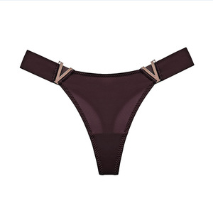 定制标志水钻丁字裤女丁字裤 - Product Image 2