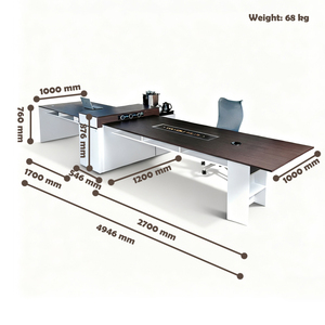 Bàn văn phòng đa năng tùy chỉnh Bàn văn phòng Giám đốc điều hành cao cấp Bàn văn phòng thiết kế hiện đại - Product Image 5