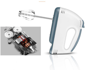 Karıştırma için elektrikli el mikseri 7 profesyonel manuel Mini Motor Blender sıkacağı yüksek hızlı güç çift güvenlik gıda toptan - Product Image 4