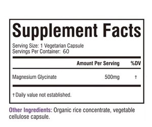 Capsule di glicinato con etichetta personalizzata salute per il recupero dei muscoli del sonno integratore di sonno capsule di magnesio capsule L-treonato - Product Image 2