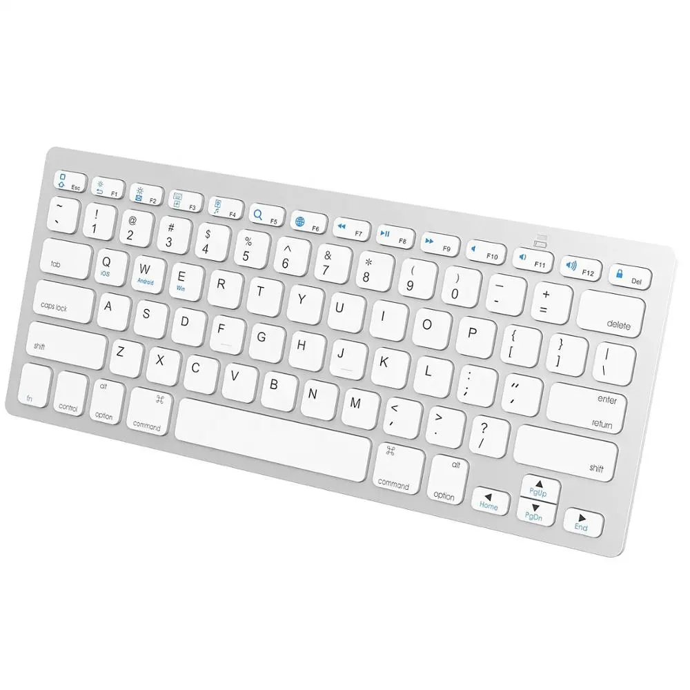 Mini Ultra 2.4G Wireless Tastatur Russisch Englisch KOREAN Mini 78 Tasten Tastatur für Laptop Tablet