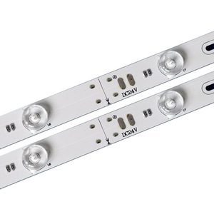 Dağınık yansıma Smd3030 12leds metre başına 12v sabit Led şerit ışık Lens ile Led kafes arka ışık 3030 modülü çubuğu - Product Image 1