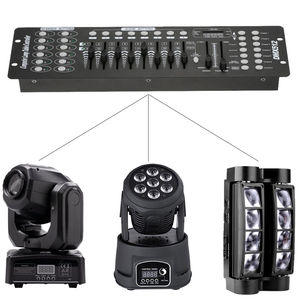 U'King Mini Operator Console Controller luce a 192 canali Controller DMX 512 - Product Image 5