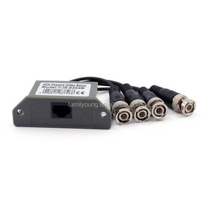 4 قنوات فيديو Balun BNC إلى UPT RJ45 محول محول محول فيديو عبر أزواج ملتوية لكاميرا AHD TVI CVI DVR ctv - Product Image 4