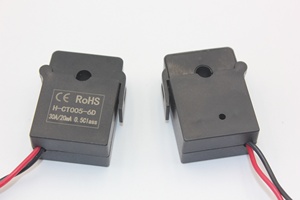 Transformador de corriente de núcleo dividido con 10A/0.333V para monitor trifásico