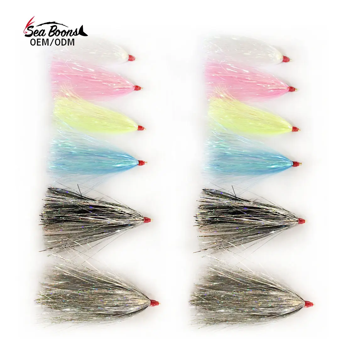 8 cm10cm Mylar Flash Teaser tonno Jig Fishing Lure Fly Bait Bucktail Bright Tinsel Fly leging materiale per Bass Rig Fishing
