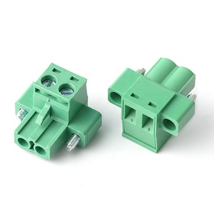 5.08mmコネクタグリーンプラガブル端子台2ピンプラグイン端子台 - Product Image 3