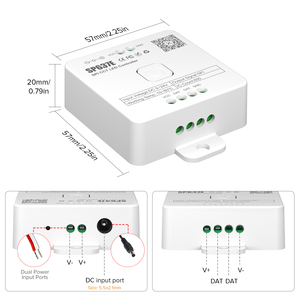 WS2811 WS2812B SK6812 FCOB SPI светодиодный пиксельный музыкальный контроллер с синими зубьями диммер CCT RGB RGBW адресный контроллер световой ленты - Product Image 3