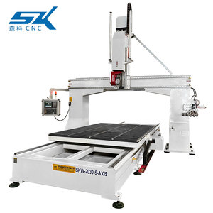 Enrutador Cnc de 5 ejes Atc Factory 2030 Atc Panel compuesto de aluminio Corte Cnc Router Atc Máquina de grabado para trabajar la madera - Product Image 1