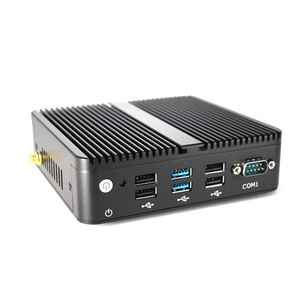 Mini PC Fanless J4125 4 * NIC Pfsense 1 * RS232 del router di VPN con il modulo 3G/4G di sostegno della scanalatura della carta SIM AES-NI micro apparecchio del Firewall - Product Image 2