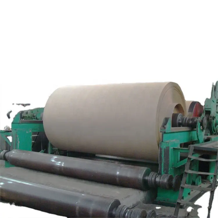 Molde multicilíndrico de 2100mm, 20-25T/D, cartón, embalaje de ceniza, máquina de reciclaje de papel de desecho