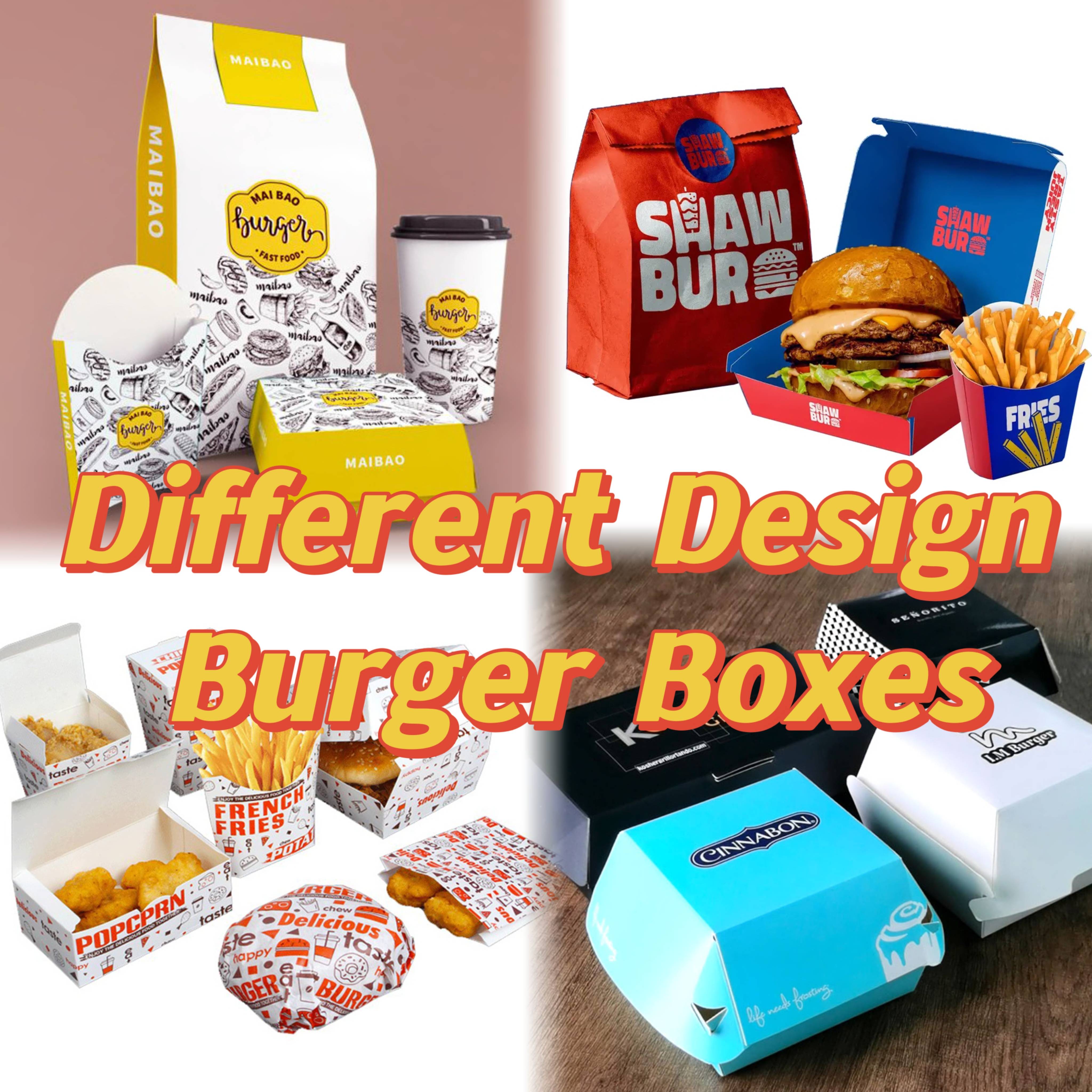 Boîtes à burger