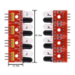 Vierwege-Infrarot-Verfolgung 4-Kanal-IR-Tracking-Modul Übertragungsleitungs-Hindernis vermeidung für Arduino Smart Car Robot DIY Kit