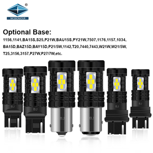Evrensel araba 3020 24SMD otomatik dönüş sinyali ampuller 1156 7507 1157 1176 7440 7443 3156 3157 Led araba ışıkları - Product Image 4
