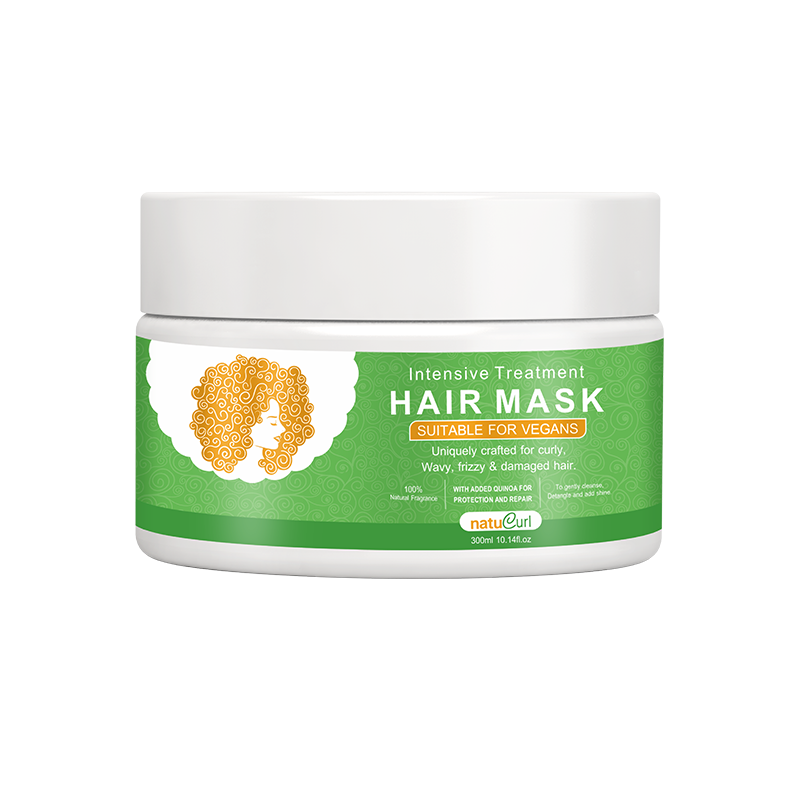 masque pour cheveux bouclés