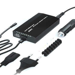 100W多機能ノートブックアダプターホーム + カー2 in 1 USB出力電源アダプター付き - Product Image 1