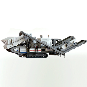 SBM komple kaya ocağı taş kırıcı hattı paletli tip mobil motor taş kırma tesisi - Product Image 5