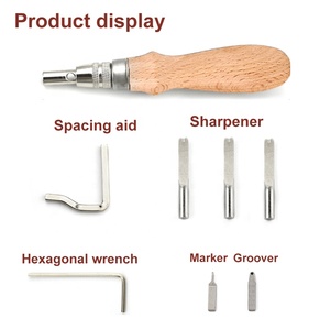 En iyi satış deri aracı ayarlanabilir dikiş aracı deri DIY aracı kesici groover için deri leather ayarlanabilir groover - Product Image 3