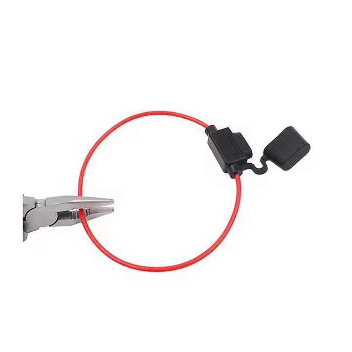 PVC Material 25A 32V ATC Fuse Holder Waterproof Inline Fuse ATC Fuses Holder for Automotive 2 Pin Component