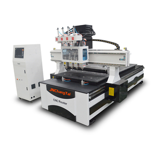 Jinan barato cuatro proceso de máquinas para trabajar la madera de cabeza de enrutador CNC - Product Image 4