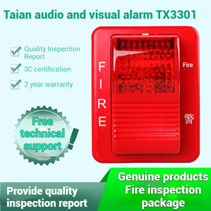 TX3301 sistema di allarme antincendio di qualità e sistema di allarme acustico e visivo dispositivo di allarme acustico e visivo