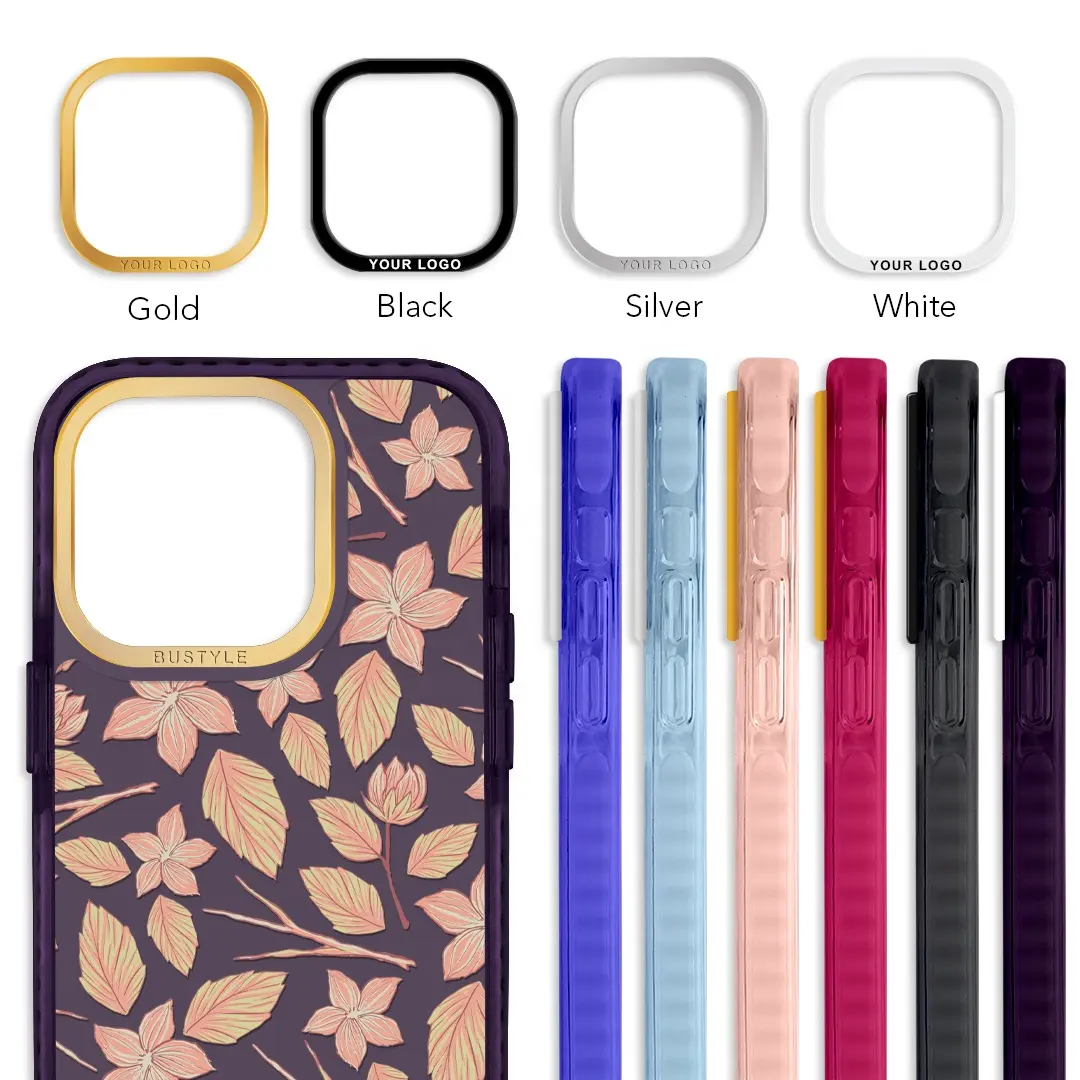 Funda de teléfono móvil con logotipo personalizable diseño de lujo para iPhone 11 12 13 funda de teléfono dura con impresión personalizada para iPhone 14 15 Pro Max fundas