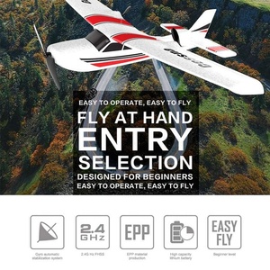 売れ筋2.4GHzリモートコントロールフライトパフォーマンス簡単操作グライダーEPPフォームRC航空機飛行機子供と初心者向け - Product Image 4